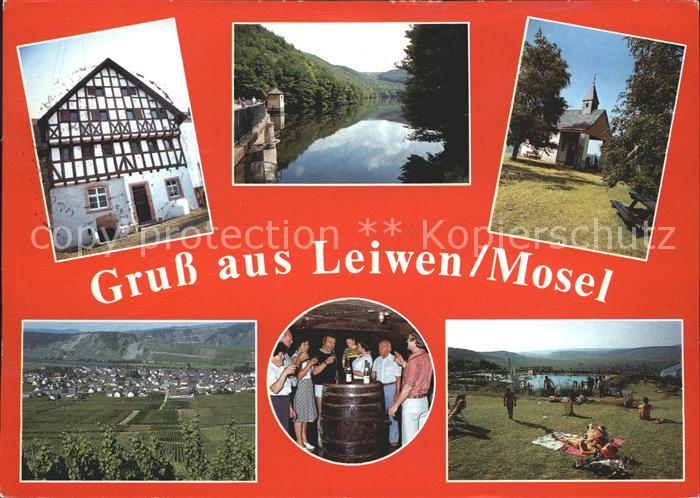 Leiwen Trier-Saarburg Weinbaugemeinde Freibad Kirche