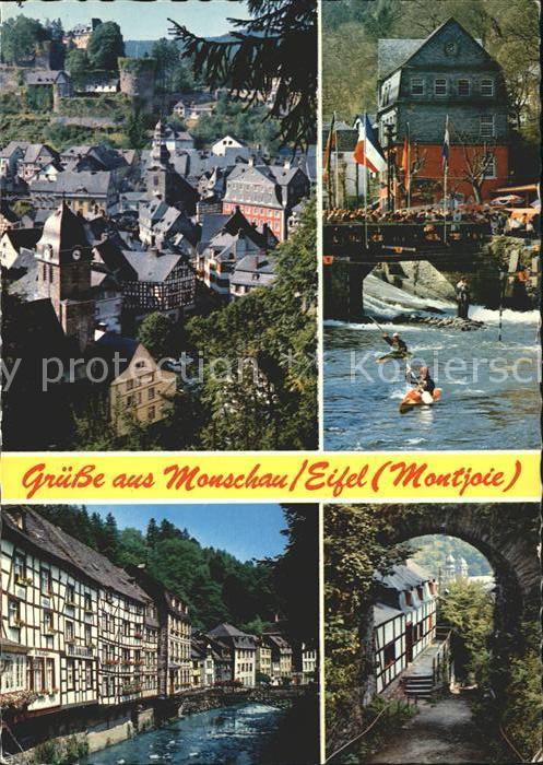 Monschau Montjoie NRW Kajak Teilansicht Tor