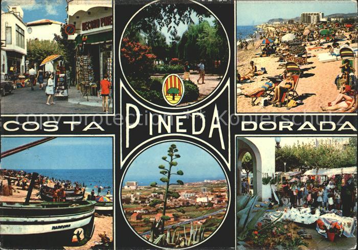 Costa Dorada Pineda Strand Makrt Boot