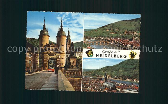 Heidelberg Neckar Tor Bruecke Muenster