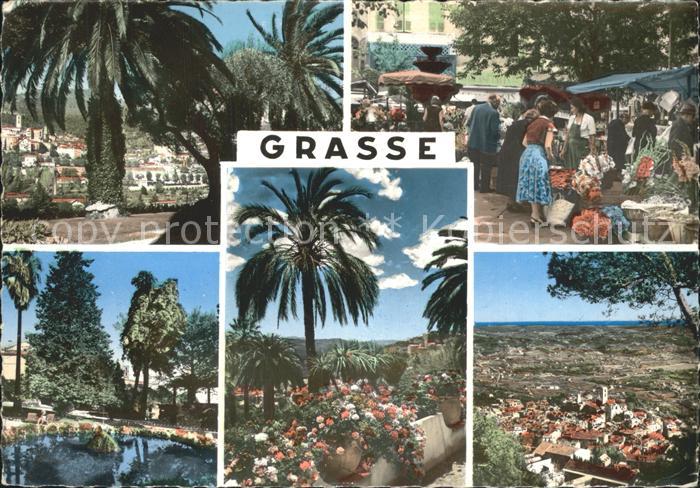 Grasse Alpes Maritimes Park Markt