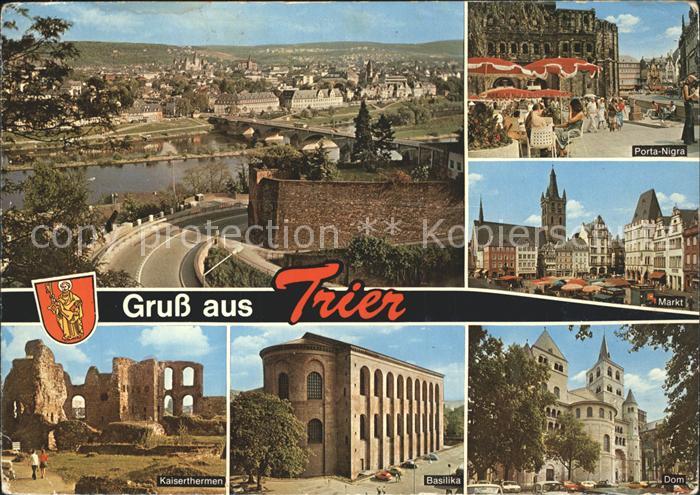 TRIER  CITY Porta-Nigra Markt Dom Basilika