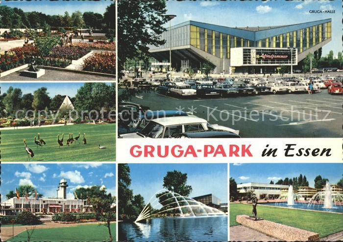Essen Ruhr Gruga Park Halle Brunnen