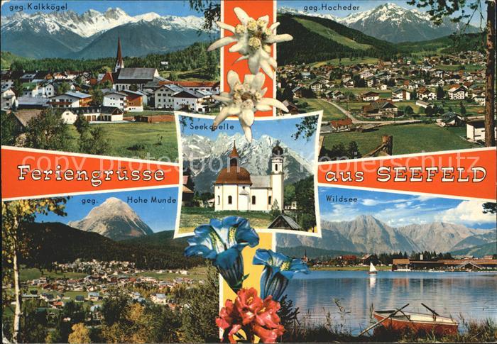 Seefeld Tirol Wildsee Seekapelle Kalkkoegel Hocheder Hohe Munde