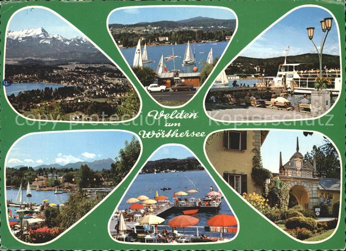 Velden Woerthersee Anlegestelle Segelboot Cafe