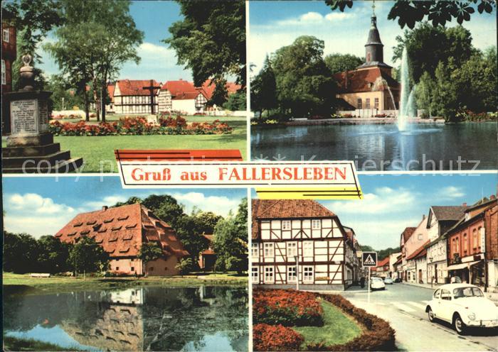 Fallersleben Teich Brunnen Denkmal