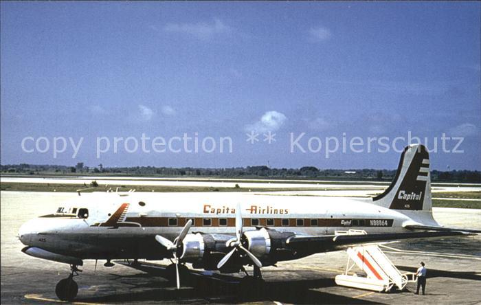 Flugzeuge Zivil Capital Airlines Douglas DC-6