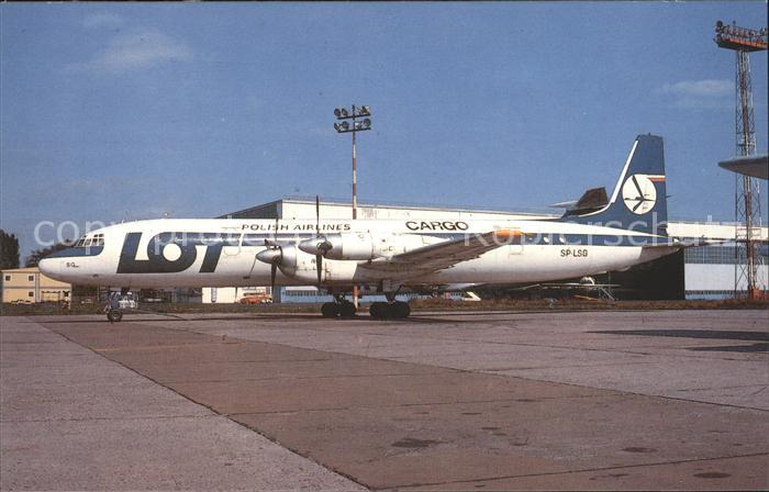 Flugzeuge Zivil LOT Cargo IL-18D SP-LSG c/n 185008603