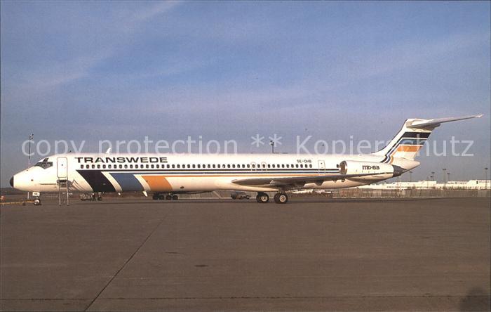 Flugzeuge Zivil Transwede McDonnell Douglas MD-83 SE-DHB