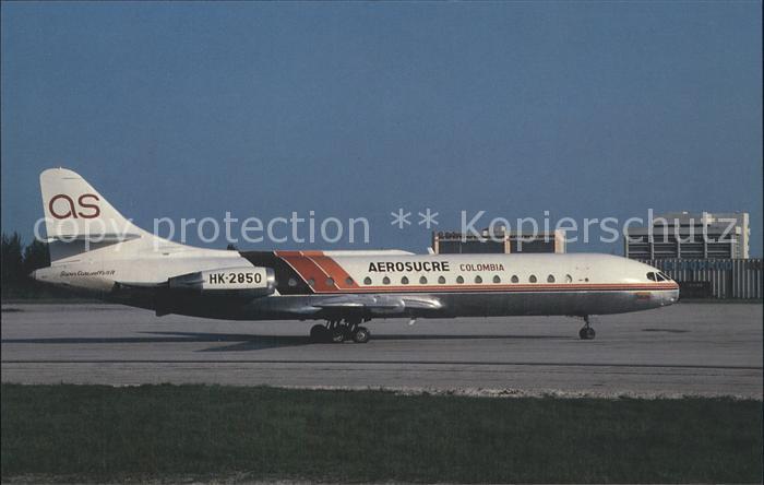 Flugzeuge Zivil Aerosucre Aerospatiale Caravelle 11R HK-2850