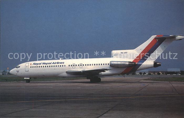 Flugzeuge Zivil Royal Nepal Airlines Boeing 727-1F8 9N-ABD