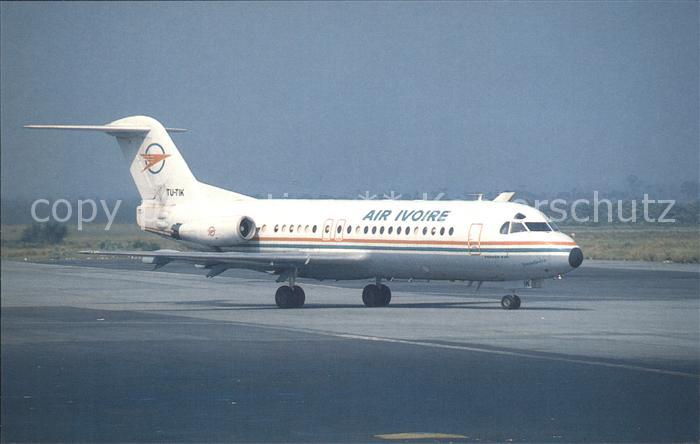 Flugzeuge Zivil Air Ivoire Fokker F-28-4000 Fellowship TU-TIK