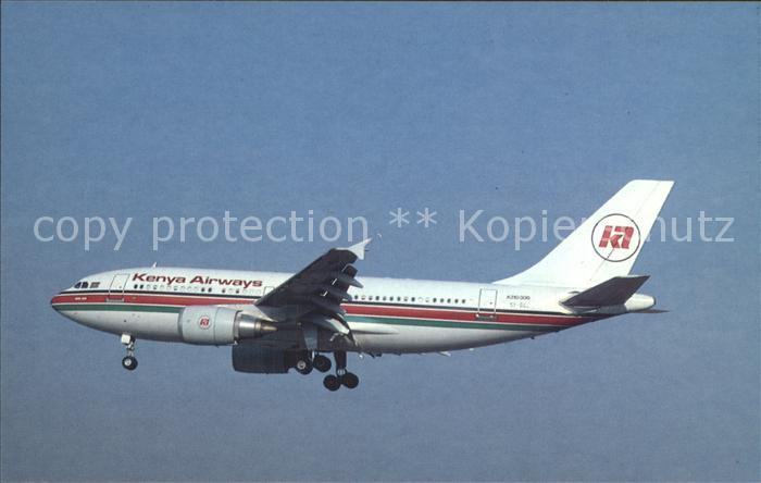 Flugzeuge Zivil Kenya Airways Airbus Industrie A310-300 5Y-BEL