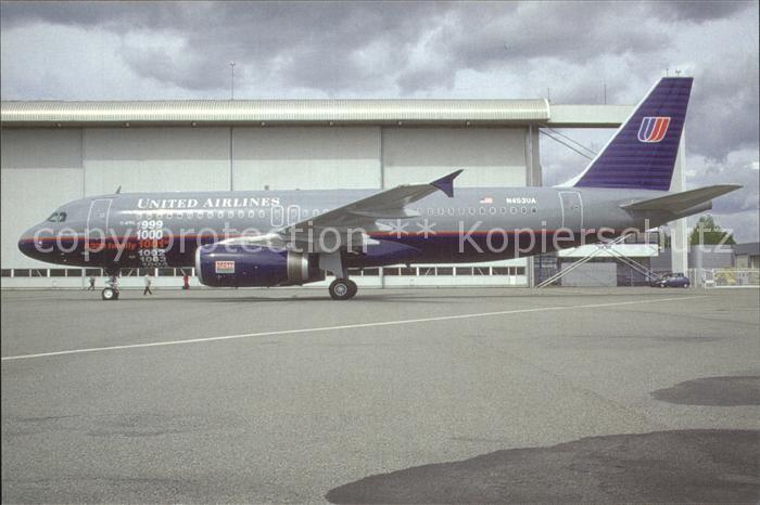 Flugzeuge Zivil United A-320-232 N453UA C/N 1001