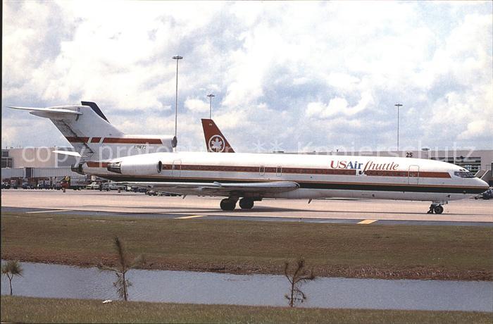 Flugzeuge Zivil US Air Shuttle Trump Shuttel colours Boeing 727-254 N916TS