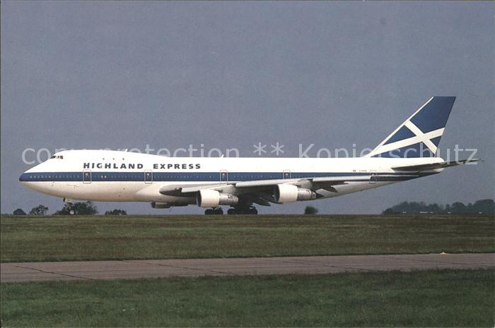 Flugzeuge Zivil Highland Express Boeing 747-123 G-HIHO C/n 20108
