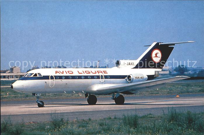 Flugzeuge Zivil Avio Ligure Yak-40 I-JAKI