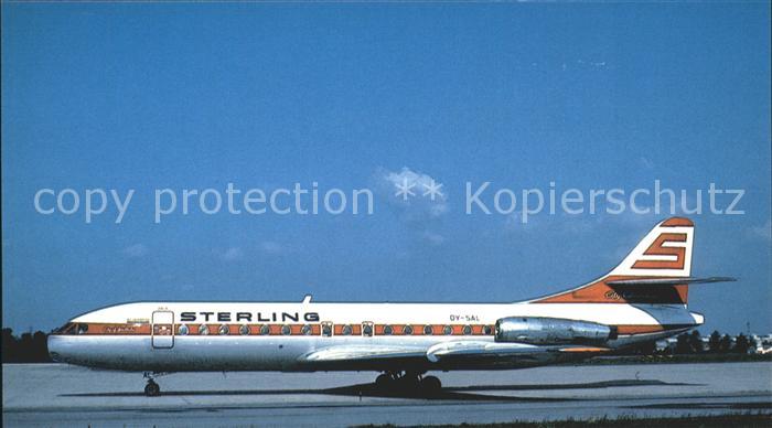 Flugzeuge Zivil Sterling Alisarda Caravelle OY-SAL