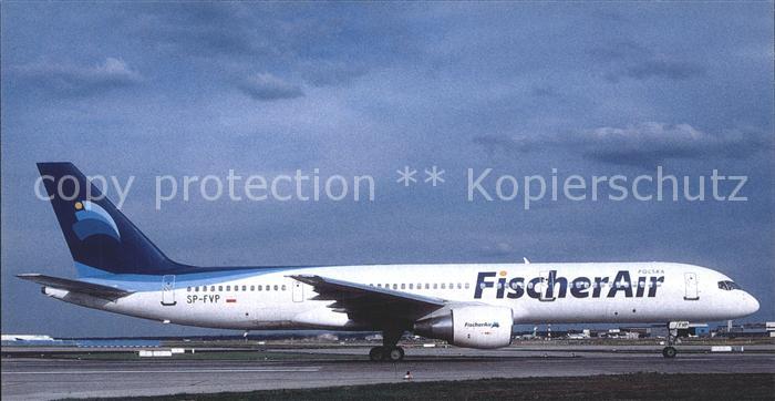 Flugzeuge Zivil Fischer Air Polska Boeing 757-2Q8 SP-FVP c/n 24965/438