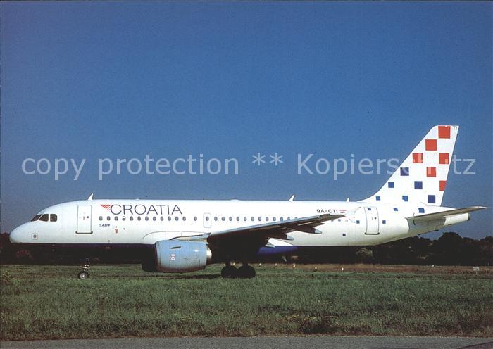 Flugzeuge Zivil Croatia Airlines A319-112 9A-CTI c/n 1029