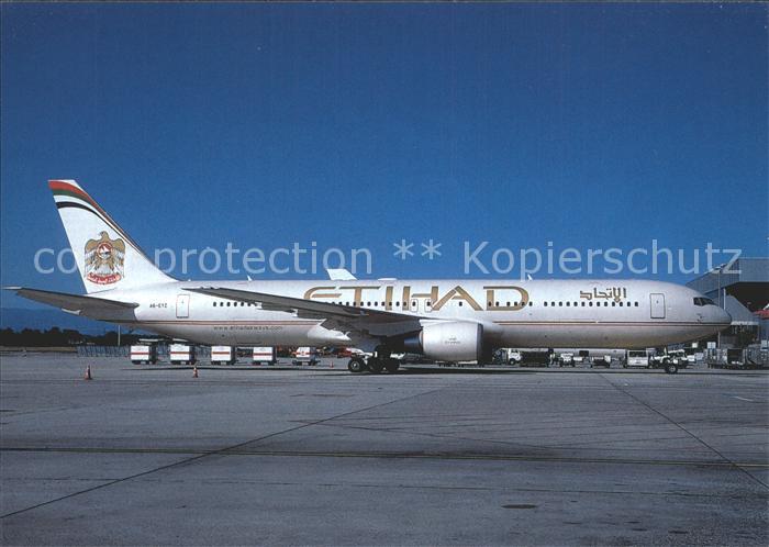Flugzeuge Zivil Etihad Airways Boeing 767-341ER A6-EYZ c/n 30341/768