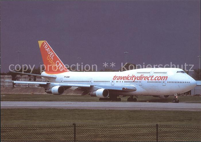 Flugzeuge Zivil Travelcitydirect.com B-747-312 TF-AME c/n 23032