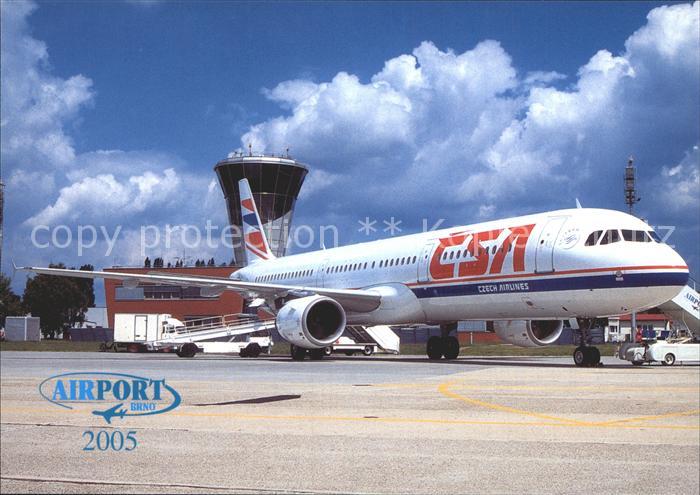Flugzeuge Zivil CSA Czech Airlines Airbus A321-211 Airp