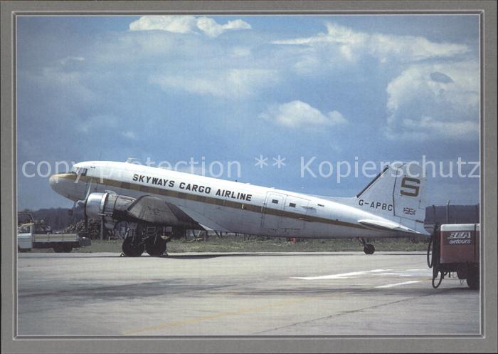 Flugzeuge Zivil Skyways Cargo Airline Douglas DC-3 C-47B-20-DK G-APBC