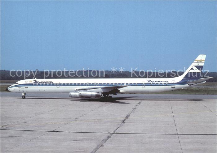 Flugzeuge Zivil Aviaco McDDouglas DC-8-63 EC-BSE cn 46155