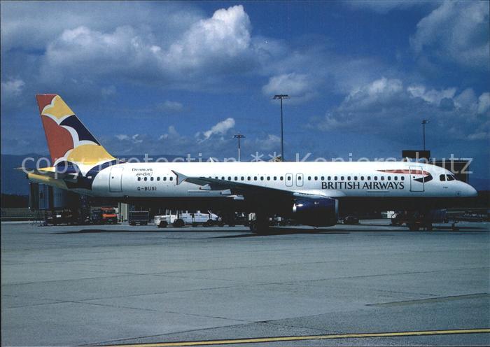 Flugzeuge Zivil British Airways Wings colours Airbus A-320 G-BUSI
