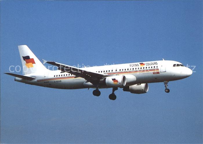 Flugzeuge Zivil Flying Colours Airbus Industrie A320-214 G-BXKB cn 716