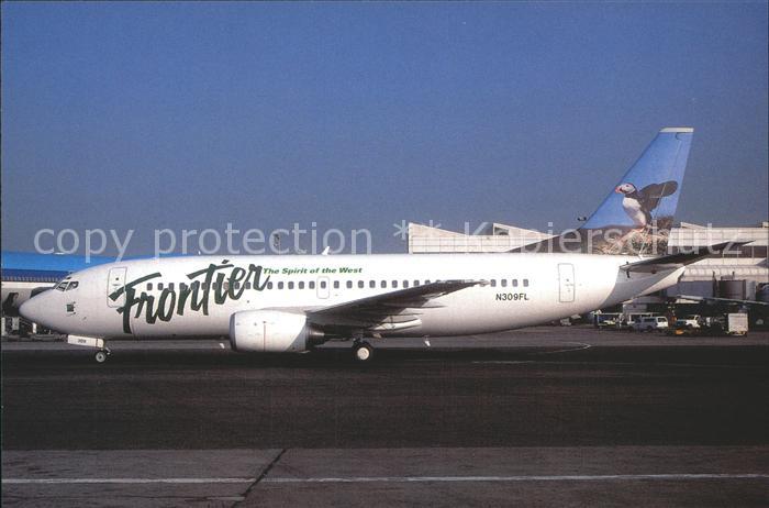 Flugzeuge Zivil Frontier Puffin bird colours Boeing 737-300 N309FL