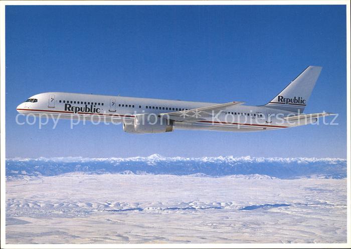 Flugzeuge Zivil Republic Airlines Boeing 757-200 N602RC