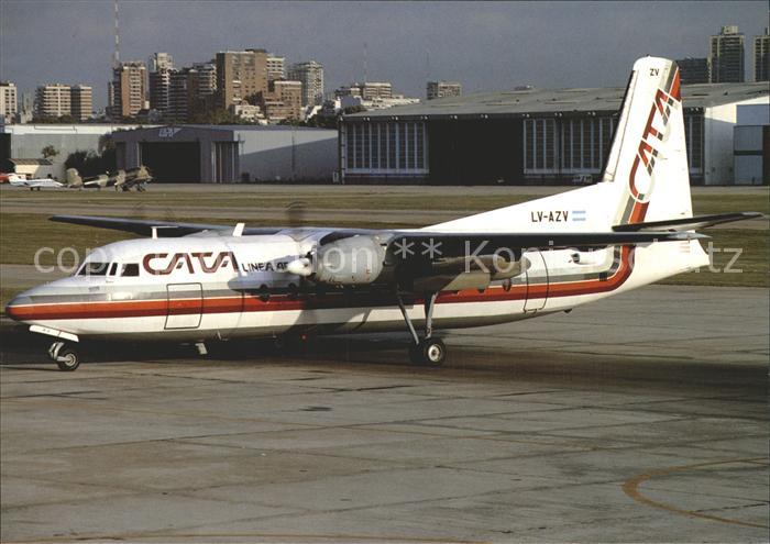 Flugzeuge Zivil CATA Linea Aerea S.A.C.I.F.I. Fairchild Ind. F-27J LV-AZV