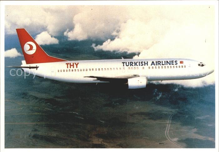Flugzeuge Zivil THY Turk Hava Yollari Turkish Airlines Boeing 737-400