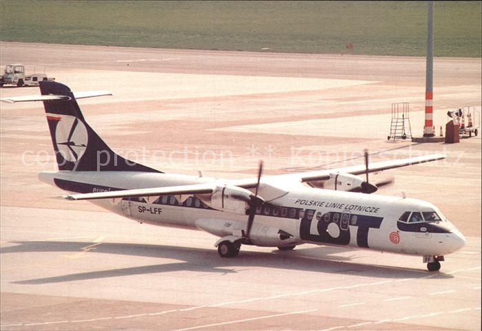 Flugzeuge Zivil EuroLOT Polish Regional Airlines SP-LFF ATR-72-202