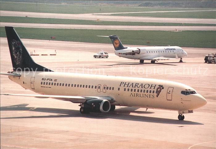 Flugzeuge Zivil Pharaoh Airlines SU-PTA Tut Ankhamun Boeing 737-4Q8