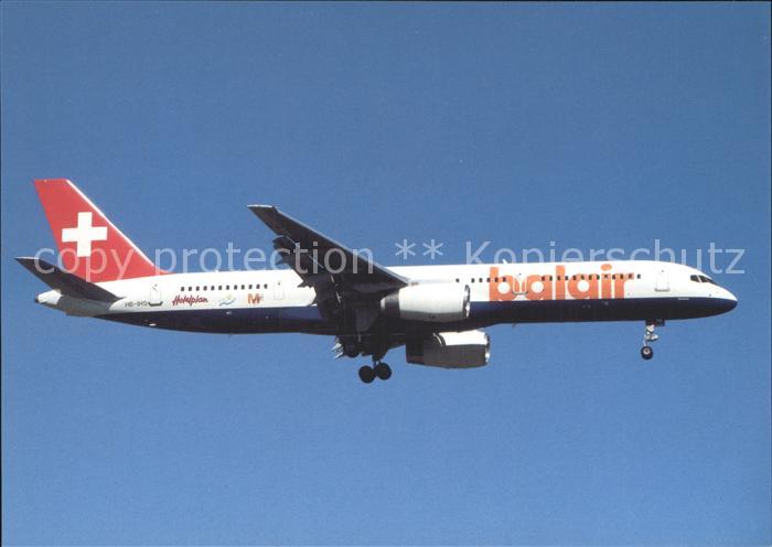 Flugzeuge Zivil Balair Boeing 757-2G5 HB-IHS cn 30394