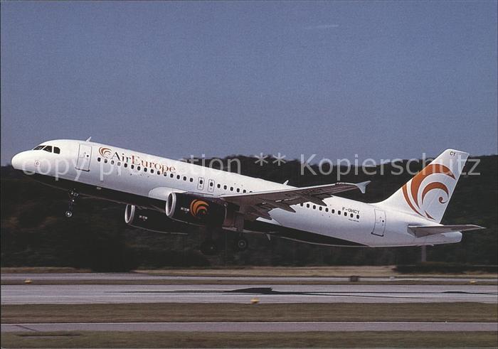 Flugzeuge Zivil Air Europe Airbus A320-232 F-OHCY c/n 7