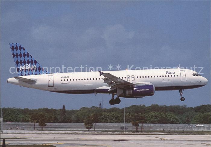 Flugzeuge Zivil Jet Blue Airbus A320-232 N504JB c/n 1156