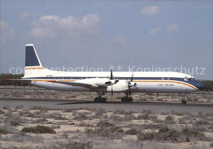 Flugzeuge Zivil Star Airlines Ilyushin IL-18D ER-ICM c/n 182004804