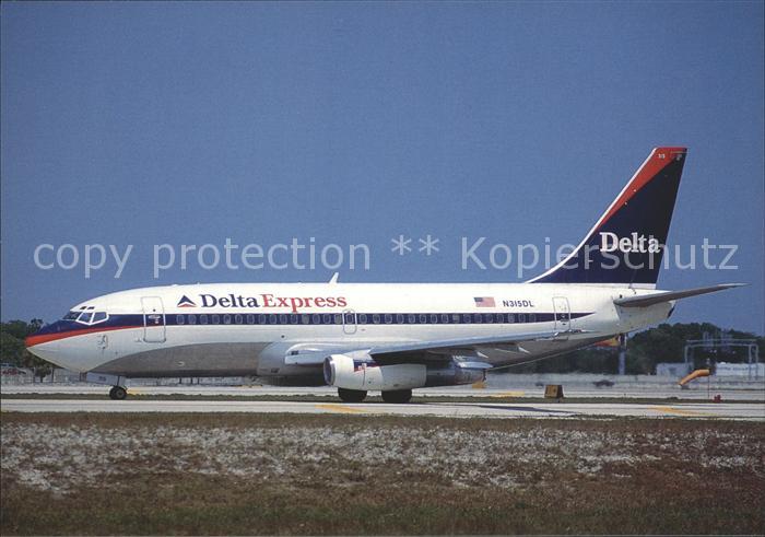 Flugzeuge Zivil Delta Express Boeing 737-232 A N315DL c/n 23087/1013