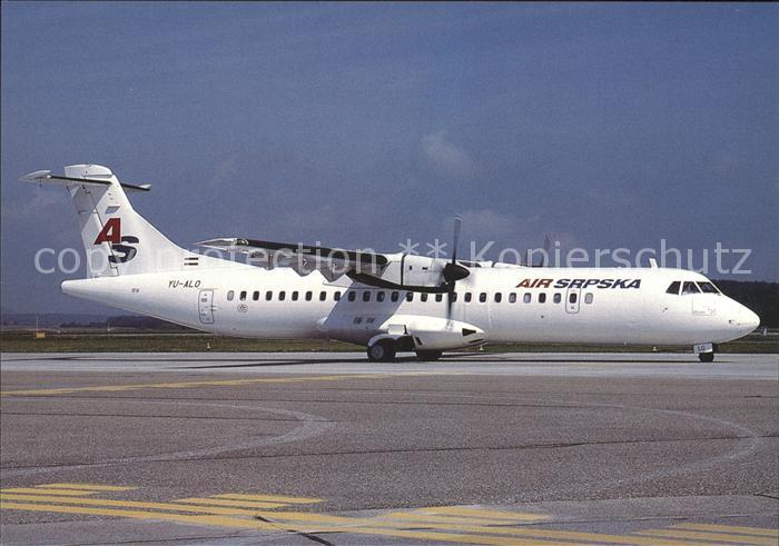 Flugzeuge Zivil Air Srpska Aerospatiale ATR72-202 YU-ALO c/n 186