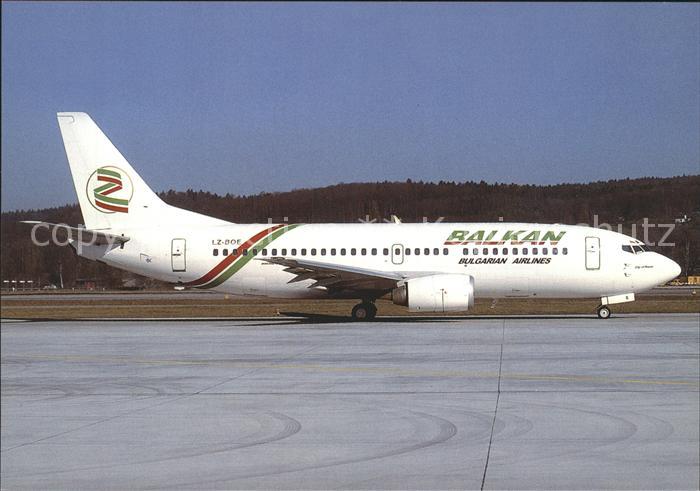 Flugzeuge Zivil Balkan Bulgarian Airlines Boeing 737-3Y0 LZ-BOE c/n 23923/1540
