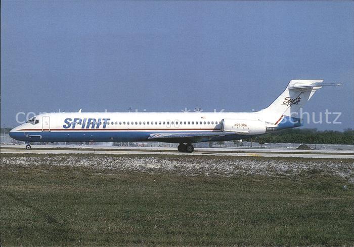 Flugzeuge Zivil Spirit Airlines McDonnell Douglas MD-87 N750RA c/n 49777/1634