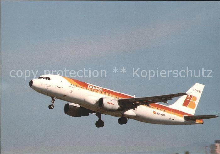 Flugzeuge Zivil Iberia Airbus A-320-211 EC-FBR