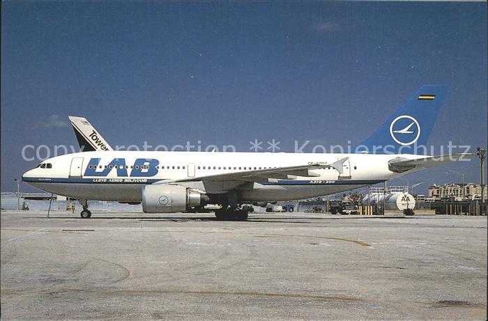 Flugzeuge Zivil LAB Lloyd a Boliviano Airbus A310-304 661 CP-2307