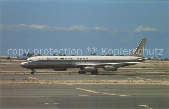 Flugzeuge Zivil Korean Air Lines McDonnell Douglas DC-8-63CF N8636