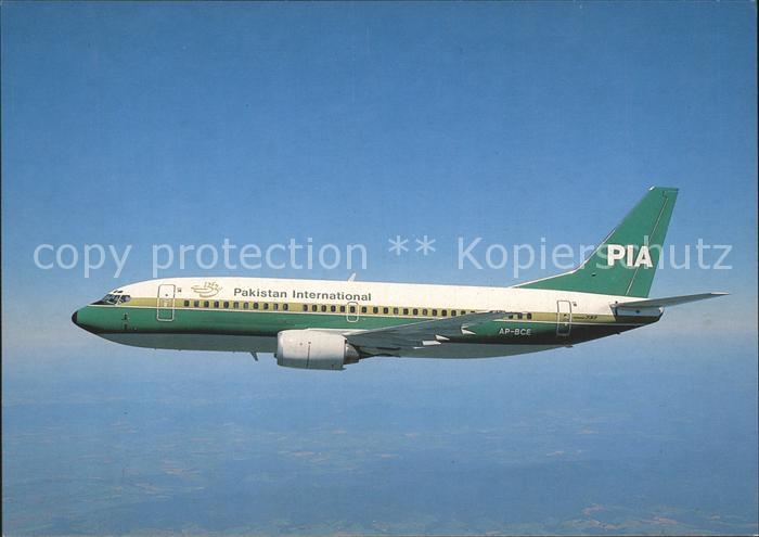 Flugzeuge Zivil PIA Pakistan International Boeing 737-340