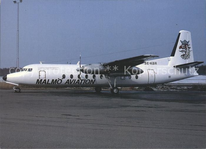 Flugzeuge Zivil Malmoe Aviation Fairchild FH-227D